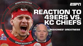 INCREDIBLE Tim Hasselbeck full of praise after Chiefs 3rd Super Bowl win  SportsCenter [upl. by Nerahs]