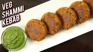 Shami Kabab Recipe  How To Make Veg Shammi Kebab  Veg Starter Recipe  Ruchi [upl. by Dyann]