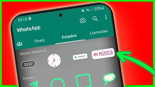 Cómo PONER MUSICA EN ESTADOS DE WHATSAPP 2024 [upl. by Avelin]