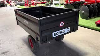 Trailer Equus para cuatriciclo o tractor 450kg [upl. by Viddah]