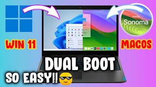 Easy Method Dual Boot Mac Sonoma and Windows 11 – StepbyStep Guide [upl. by Octavia]