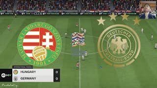 Even  Hungary V Germany Nations League EAFC 25 Match Gameplay Prediction [upl. by Neehsar112]