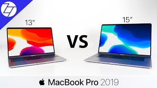 MacBook Pro 13 vs 15 2019  The ULTIMATE Comparison [upl. by Podvin]