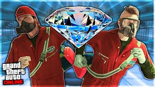 2 IDIOTS Attempt the Diamond Casino Heist  GTA Online [upl. by Nakah]