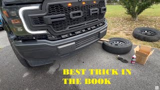 How to install a New Trailer tire on the rim with Basic Tools [upl. by Lili]