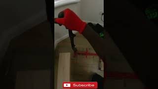 How to cut laminate flooring laminateflooring [upl. by Ymerej]