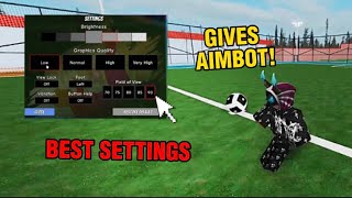 The BEST Settings In Tps Street Soccer will make you pro [upl. by Ahsikyt]