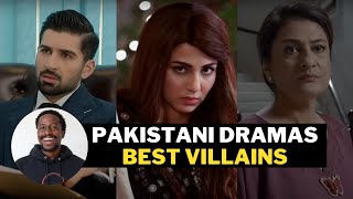 MY TOP 5 VILLAINS IN PAKISTANI DRAMAS MUST WATCH [upl. by Htebezile]