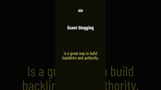 Guest Blogging Boost Backlinks and Authority Like a Pro 🌐✍️ [upl. by Tavi]