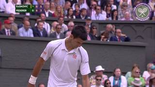 Wimbledons greatest tiebreak Epic battle between Novak Djokovic and Roger Federer in 2015 Final [upl. by Bowlds44]