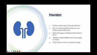 Intravenous Pyelogram Video Lecture [upl. by Stamata640]