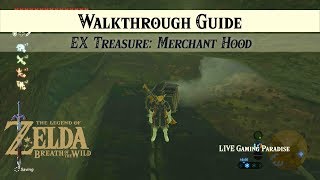 Breath of the Wild  EX Treasure Merchant Hood DLC 2 Side Mission [upl. by Jalbert]