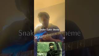 Snake 🐍 Eater theme Metal Gear Solid 3 cover metalgearsolid [upl. by Kaliope]