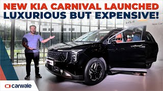 Kia Carnival Limousine Launched  DETAILED WALKAROUND [upl. by Enidualc]