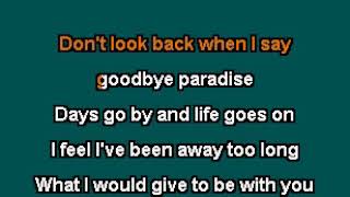 Paradise Tesla Karaoke Lyrics [upl. by Bartle]