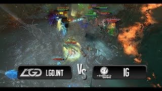 Team fight by LGDint vs iG  WPC ACE [upl. by Avan]