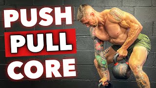 25 Minute Push Pull Core Workout  FOLLOW ALONG [upl. by Emmit]