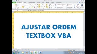 Ajustar ORDEM de TABULAÇÃO do CURSOR em Userform de Planilha Excel VBA [upl. by Yelsnit517]