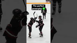 Simple powerplay success 👏🏒 hockey [upl. by Cedric]