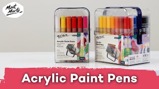 Acrylic Paint Pens in Case Signature Broad Tip 24pc 48pc Product demo [upl. by Gascony249]