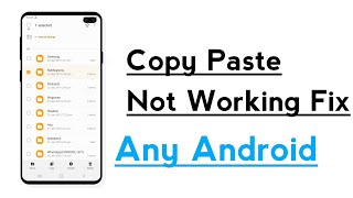 Copy Paste Not Working Problem Solve  How To Fix Copy Paste [upl. by Magda]