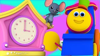 Doca dickory da hicória  Rima para crianças  Hickory Dickory Dock  Bob The Train  Kids Song [upl. by Clynes]