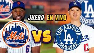 DODGERS VS METS l JUEGO MLB EN VIVO l JUEGO 2 [upl. by Brandtr]