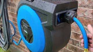 What You Should Know  90FT Retractable Garden Hose Reel [upl. by Sammy]