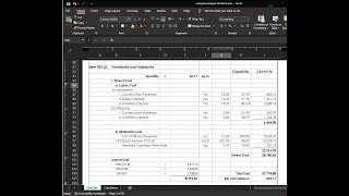 Quantity calculation Cost estimate Unit cost analysis Formworks for Fence project [upl. by Ulani]