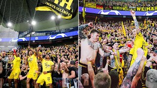 Dortmund Players amp Fans Celebrations After Winning against PSG amp Reaching Champions League Final [upl. by Shanley]