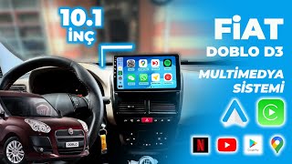 2014 Model Fiat Doblo  D3 ➡ KABLOSUZ CARPLAY amp KABLOSUZ ANDROİDAUTO MULTİMEDYA SİSTEM MONTAJI [upl. by Aserat]