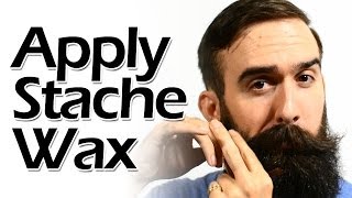 How to Apply Mustache Wax Like a Boss [upl. by Stahl273]