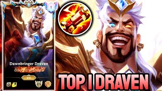 WILD RIFT DRAVEN  TOP 1 DRAVEN GAMEPLAY  CHALLENGER RANKED [upl. by Quiteria]