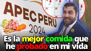 Gastronomía peruana deleita a los miembros de la APEC [upl. by Alejoa]