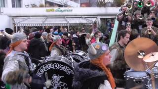 Guggemusig Fotzelcheibe Üttige  Sissacher Fasnacht Postplatzkonzärt 14022016 [upl. by Westphal346]