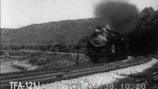 Steam Locomotives In Action on the Baltimore amp Ohio 1954 [upl. by Atinaw]