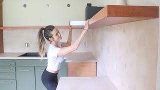 DIY Floating Shelves  SUPER STRONG  THIN [upl. by Eihpos]