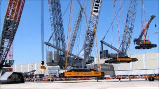 Kranmobile mit dem Liebherr LR 13000  Crawler Crane Mobile With Liebherr LR 13000 [upl. by Casie838]