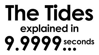 The Tides explained in ten seconds [upl. by Ecirrehs437]