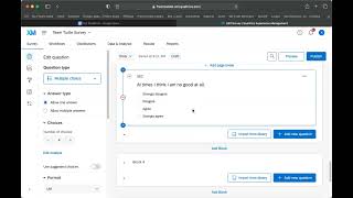 Qualtrics  Pretest Posttest Quasi [upl. by Ingold]