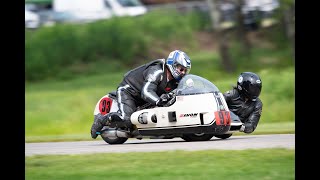 AHRMA Sidecar Racing  2022 Gingerman Raceway  Sunday September 4th [upl. by Beauregard]