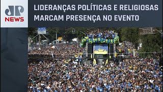 Marcha para Jesus em SP reúne milhares de pessoas [upl. by Galloway]