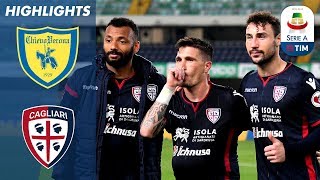 Chievo 03 Cagliari  THREE 1st Half Goals Seal Win for Cagliari  Serie A [upl. by Ynnatirb]