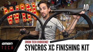 Syncros Wheelset Bars And Saddle  GMBN Tech Ultimate XC MTB Upgrade Kit Unboxing [upl. by Naehs999]