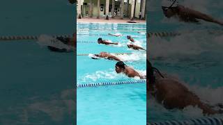 Champions Training vlog 8 evening session shorts swimming [upl. by Nabi]