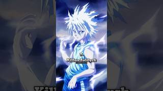 Ranking ZOLDYCK FAMILY Weakest  Strongest animetop10 zoldyck hunterxhunter2011 [upl. by Atolrac]