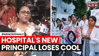 Kolkata Doctor News  If You Cant Kolkata Hospitals New Principal Loses Cool  Kolkata Case [upl. by Yelsnit]