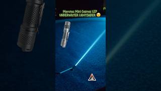 MARATAC MINI LEP COSMOS FLASHLIGHT UNDERWATER LIGHTSABER WHITE LASER EXCITED PHOSPHOR COUNTYCOMM [upl. by Anaicilef]