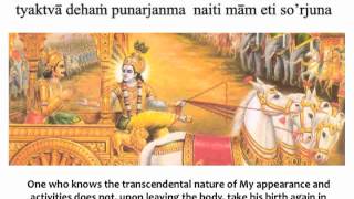 Bhagavad Gita Chapter 4  Verse 9 [upl. by Aciret]