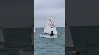 Sailing Optimist optimist sailing regatta [upl. by Aerdnaid]